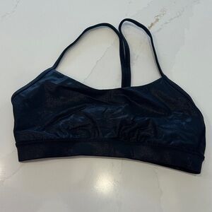 Lululemon Shimmering Black Sports Bra